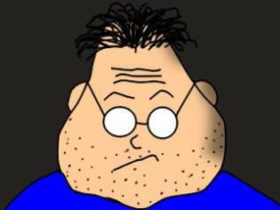 Fat Man Cartoon
