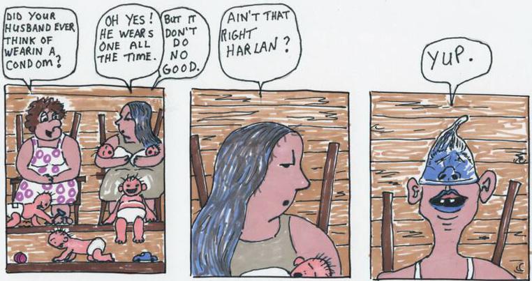 Funny Comics - Hillbilly Birth Control